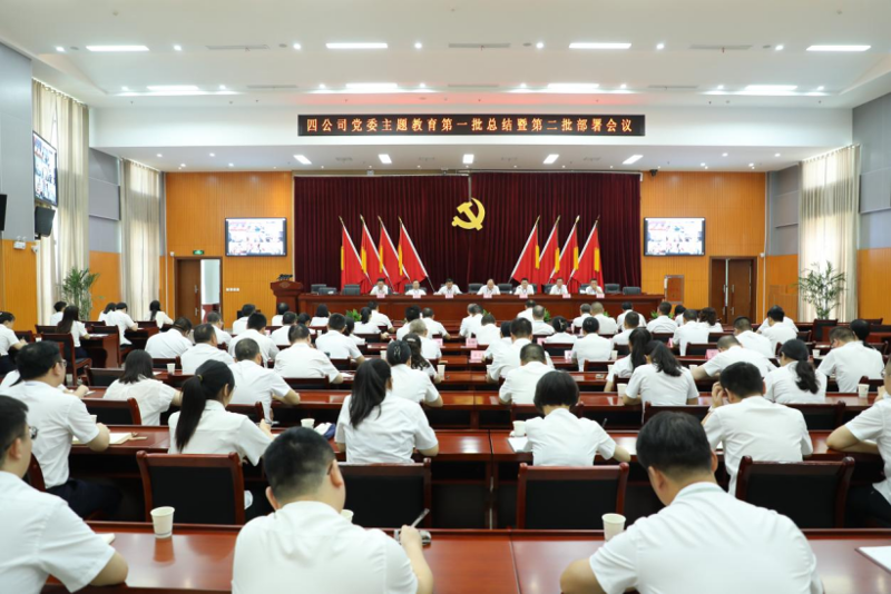 公司黨委召開學(xué)習(xí)貫徹習(xí)近平新時(shí)代中國特色社會(huì)主義思想主題教育第一批總結(jié)暨第二批動(dòng)員部署會(huì)議