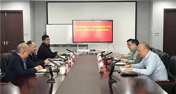 周鴻拜訪湖南邵虹特玻董事長(zhǎng)劉正茂