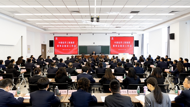 中國化學(xué)召開董事會(huì)建設(shè)工作會(huì)議